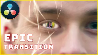 Easy Eye Zoom Transition in Davinci Resolve Tutorial