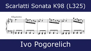 Domenico Scarlatti - Sonata in E minor K98 (Ivo Pogorelich)