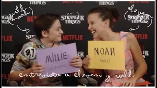 ¡ENTREVISTANDO A ELEVEN Y WILL  DE STRANGER THINGS!