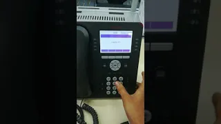 Avaya 9608 extension chnage