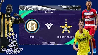 ⚽ Inter Milan    vs Sheriff Tiraspol ⚽ | 🏆 Champions Leagues    (19/10/2021) 🎮 Pes21