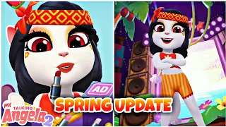 My Talking Angela 2 - New Spring Update Gameplay 🐝🐞🌸