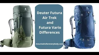 Deuter Futura Air Trek and Futura Vario Differences