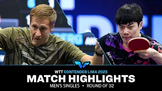 Mattias Falck vs Cho Seungmin | MS R32 | WTT Contender Lima 2023