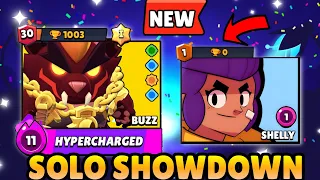 RANK 30🏆BUZZ CURSED ACCOUNT😮😮ONLY SOLO SHOWDOWN `Brawl Stars English