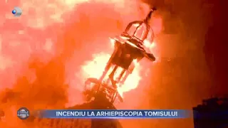 Stirile Kanal D (16.10.2022) - Incendiu urias la Arhiepiscopia Tomisului! | Editie de pranz