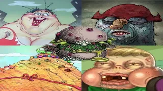 Some disturbingly detailed moments in cartoons (gross ups and more)