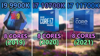 I9 9900k vs I7 10700k vs I7 11700k - 10 Games Tested on 1440P