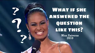 What if she answered that hard question? | Miss Universe 2010 Philippines | Maria Venus Raj