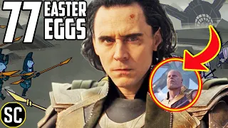 LOKI 1x01: Every Easter Egg + Secret Thanos Origin Revealed | Marvel References & Episode BREAKDOWN