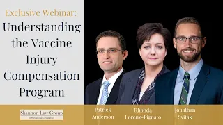 WEBINAR: Understanding the Vaccine Injury Compensation Program with Shannon Law Group, P.C.