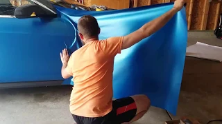 DIY Wrapping A Tesla Model S!! TIMELAPSE - Right Fender - Part 10 - Day 7