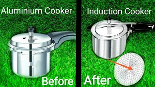 Aluminium Cooker Ko Banaen Induction Cooker | Aluminium Cooker Convert To Induction Cooker