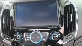 2017 Chevy Cruze Stereo and Screen removal