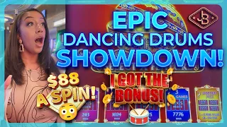 My BIGGEST Bet Ever 👀  $88 A Spin on Dancing Drums Slot 🥁 Will It Pay? 🤑