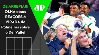 "O PALMEIRAS É O TIME DA VIRAADAAA!" OLHA as REAÇÕES à VIRADA ÉPICA sobre o Del Valle!