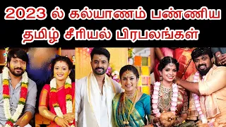 2023 ல் கல்யாணம் பண்ணிய தமிழ் சீரியல் பிரபலங்கள் | Tamil Serial Actor Actress Who Married on 2023