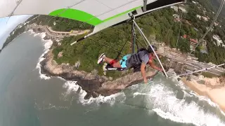 GOPRO hang gliding Rio de janeiro