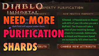 Purification Shards are ANTI FUN ! How Many Shards Did You use to get your 6 set Diablo Immortal