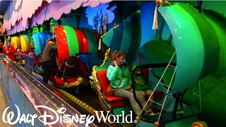 [2021] Peter Pan's Flight FULL RIDE & QUEUE walkthrough! Magic Kingdom Walt Disney World