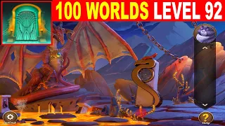 100 Worlds LEVEL 92 Walkthrough - Escape Room Game 100 Worlds Guide