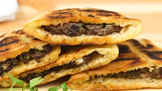 ARAYES RECIPE | PITA BREAD STUFFED WITH MEAT | HOW TO MAKE ARAYES | GROUND BEEF RECIPE IDEA