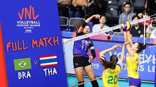 Brazil 🆚 Thailand - Full Match | Women’s Volleyball Nations League 2019