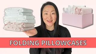 How to fold a pillowcase - 4 folding methods