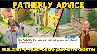 Gardenscapes new / Fatherly Advice & Building a Tiled Overhang with Austin