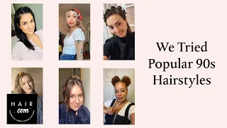 We Tried Popular 90s Hairstyles | Hair.com By L'Oreal
