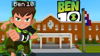 BEN 10 OKULDAN KAÇIYOR !! (Minecraft)