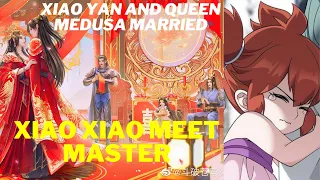 Xiao yan and queen medusa married and xiao xiao meet master