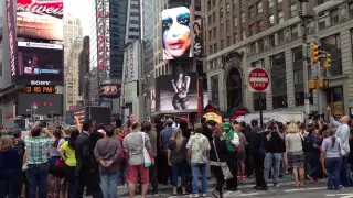 Lady Gaga Times Square GMA Applause