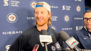 Winnipeg Jets Kyle Connor on day 15 of training camp