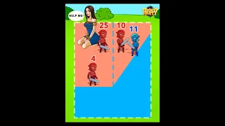 Mighty Party Hero Rescue Hero Wars mobile games ads '78' Draw line HELP 16+