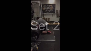 EDDIE HALL Deadlifts 370kg for 3 sets of 5 at Strength Asylum