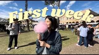 FIRST WEEK// THE UNIVERSITY OF QUEENSLAND