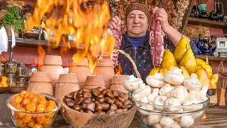 A RELAXING DAY IN THE VILLAGE! GRANDMA NAILA IS COOKING UNIQUE DISH FOR THE FAMILY