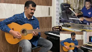 | Kushalave kshemave | Hamsalekha | Anuradha sriram | Srinivaas | Guitar cover |