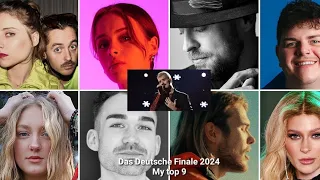 Das Deutsche Finale 2024 (ESC 2024 Germany) | My top 9