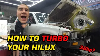 How To TURBO Your LN106 Toyota Hilux | Dyno Results!