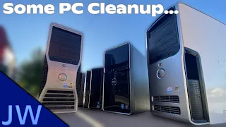 PCs I Saved From Recycle at Work (Part 3 - Cleaning most of the Dells)