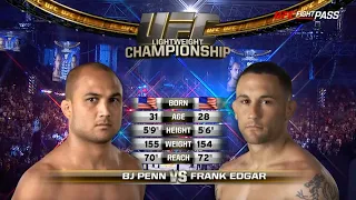 BJ Penn x Frankie Edgar | LUTA COMPLETA | Hall da Fama UFC