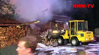 2019 08 26 Cloppenburg Feuer Holzunterstand NWM TV