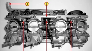Регулировка карбюраторов ZXR400