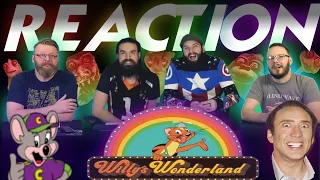 Willy's Wonderland - Official Trailer REACTION!! - Nicolas Cage