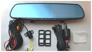 Зеркало видеорегистратор Car DVR Mirror обзор / FULL HD регистратор купить