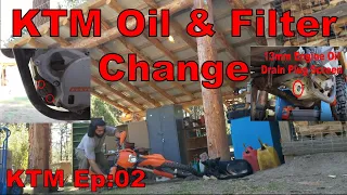 How-To Change Engine Oil & Oil Filter in Ktm 530