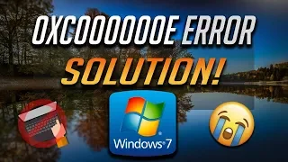 How to Fix Satus: 0xc000000e Error in Windows 7 - [2024 Tutorial]