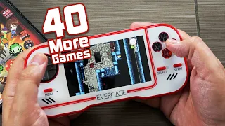 NEW EVERCADE cartridges REVIEWED: Indie games, Worms & More!